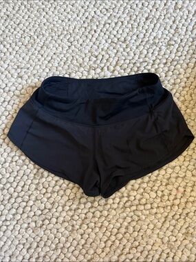 lululemon athletica Black Women's Athletic Running Shorts